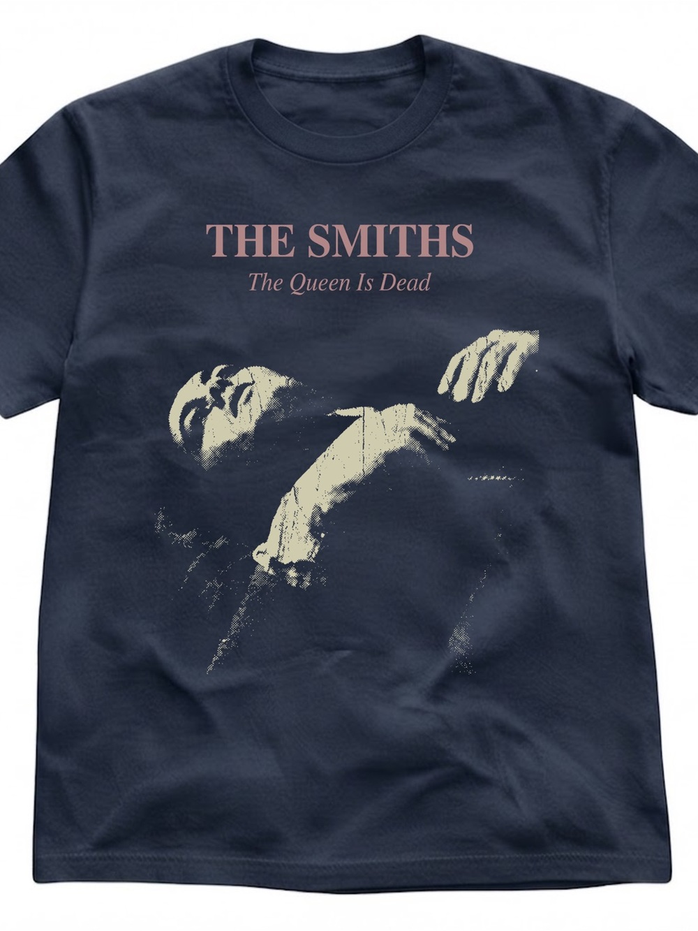 The Smiths 'The Queen Is Dead' Gildan T-Shirt Navy Graphic Tee